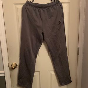 Gray Jordan sweatpants